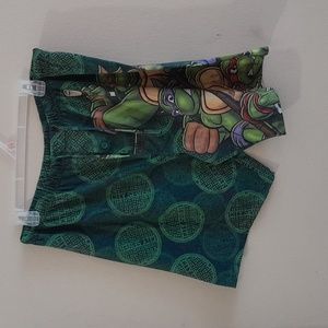 Nickelodeon Teenage Mutant Ninja Turtles Pajama Shorts Size Large